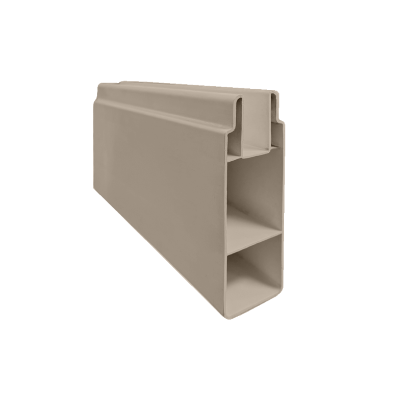 Plain Tan Rail 1 Pair 2" x 6" x 94"