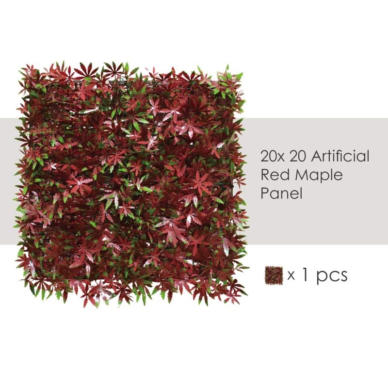 Artificial Grass Wall Faux Boxwood Panel Privacy Ivy Fence Screen Decoration for Backyard Garden Home Outdoor Indoor, 20