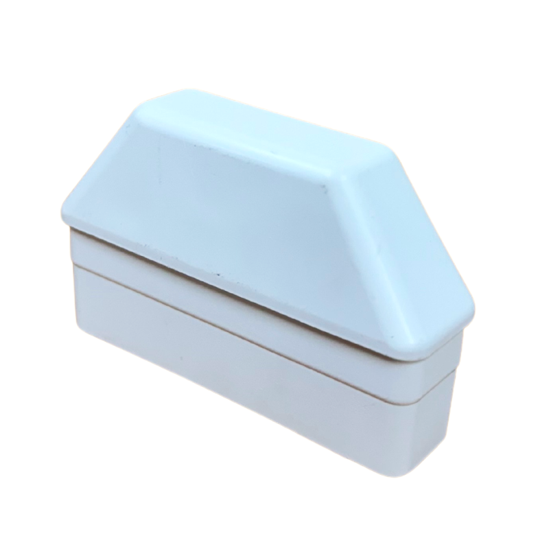 Picket White Dog Ear Cap 3" x 1"