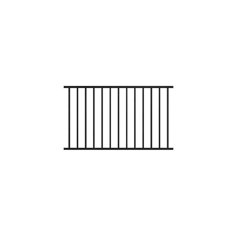4ft x 8ft 2-Rail fence panel 1-1/2"rail *Heavy-duty*