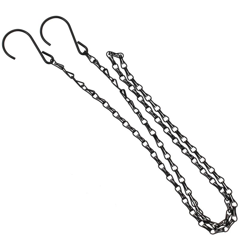 Ecoopts Metal Hanging Chains Hook Hanger For Topiary Ball Plants Basket, Lanterns, Indoor and Outdoor Ideal Use at Weddings, Hanging Plant Baskets, Solar Lights, Lanterns, Bird Feeders & More