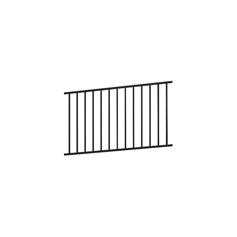 5ft x 8ft 2-Rail fence panel 1"rail *Biasable*