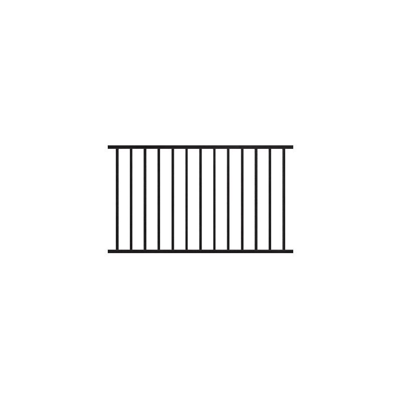 6ft x 8ft 2-Rail fence panel 1"rail