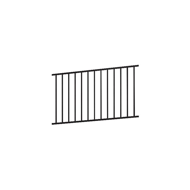 6ft x 8ft 2-Rail fence panel 1-1/2"rail *Heavy-duty**Biasable*