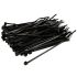 8 inch Black Heavy Duty Zip Ties (50 Pack) 50lbs Tensile Strength, Nylon Cable Wire Ties for Indoor and Outdoor, Artificial Faux Ivy Fence Privacy Screen