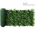 Expandable Artificial Laurel Fence Wall Décor Faux Leaf Privacy Fence Screen Plant Leaves Covering Decoration for Home Backyard Garden, 3'x14', 1 Piece