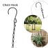 Ecoopts Metal Hanging Chains Hook Hanger For Topiary Ball Plants Basket, Lanterns, Indoor and Outdoor Ideal Use at Weddings, Hanging Plant Baskets, Solar Lights, Lanterns, Bird Feeders & More
