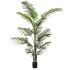 ECOOPTS 5FT Artificial Palm Tree Faux Palm Plant Fake Tropical Areca Floor Plant with Plastic Nursery Pot for Garden Indoor Outdoor Decor (1 Pack)