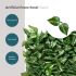Expandable Artificial Laurel Fence Wall Décor Faux Leaf Privacy Fence Screen Plant Leaves Hedge Covering Decoration for Home Backyard Garden, 4'x14', 1 Piece