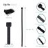 8 inch Black Heavy Duty Zip Ties (50 Pack) 50lbs Tensile Strength, Nylon Cable Wire Ties for Indoor and Outdoor, Artificial Faux Ivy Fence Privacy Screen
