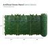 Expandable Artificial Laurel Fence Wall Décor Faux Leaf Privacy Fence Screen Plant Leaves Covering Decoration for Home Backyard Garden, 3'x14', 1 Piece