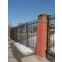 68''H * 94''W 2-Rail Steel Fence
