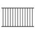 32''H * 94''W 2-Rail Steel Fence