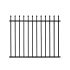 5ft x 8ft spear top&flat bottom welding fence *Heavy-duty*