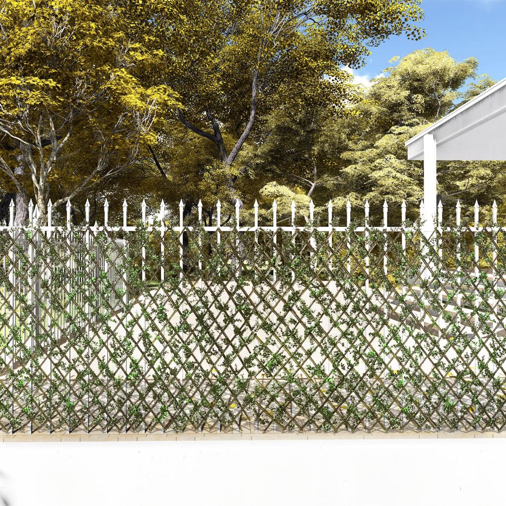 Artificial Ivy Hedge Privacy Fence Greenery Hedge Wall UV-Resistant Faux Screen Roll Adjustable Flexible Buy Cheaply On