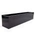 43.3''L x 9.84''H x 8.66''D Planter Box for Boxwood Hedge Divider Wall Privacy Fence Steel Caster