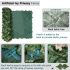 Artificial Ivy Leaf Fence Screen with Mesh Back, Faux Plant Leaf Cover Decoration for Patio Yard Porch Deck Balcony