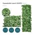 Expandable Artificial Laurel Leaf Ivy Privacy Fence Screen Decoration for Backyard Patio Balcony Outdoor Indoor