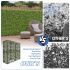 ECOOPTS Artificial Boxwood Hedge Divider Wall with Faux Leaves for Party Wedding Home Yard Office (36