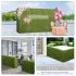ECOOPTS Artificial Boxwood Hedge Divider Wall with Faux Leaves for Party Wedding Home Yard Office (36