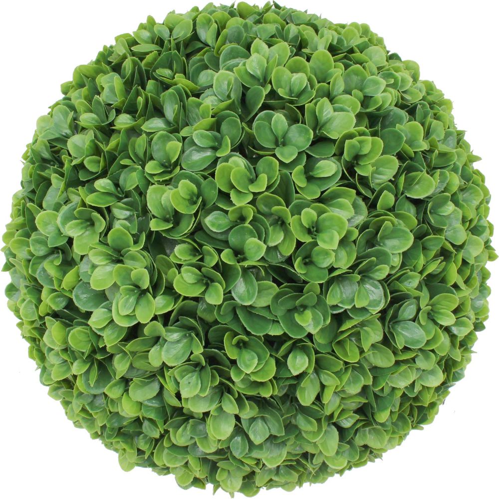 11 inch Artificial Topiary Ball Lifelike Plants Boxwood Decoration for Home Garden Porch Backyard Balcony Wedding Party (1 Pack)
