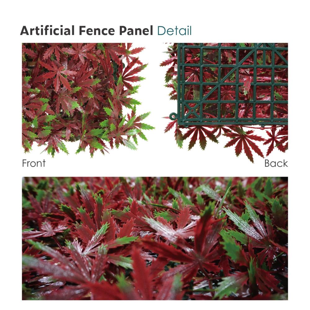 Artificial Grass Wall Faux Boxwood Panel Privacy Ivy Fence Screen Decoration for Backyard Garden Home Outdoor Indoor, 20