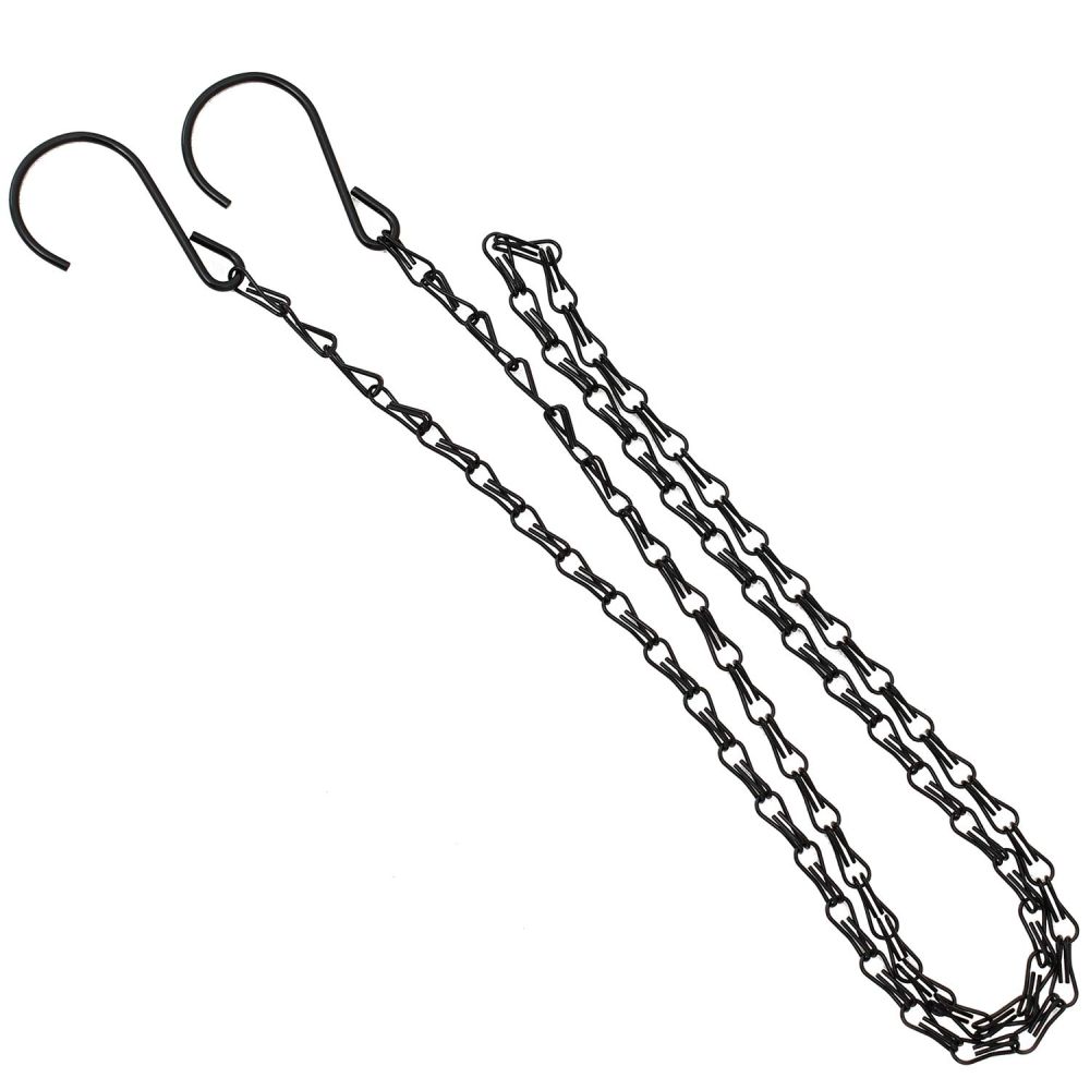 Ecoopts Metal Hanging Chains Hook Hanger For Topiary Ball Plants Basket, Lanterns, Indoor and Outdoor Ideal Use at Weddings, Hanging Plant Baskets, Solar Lights, Lanterns, Bird Feeders & More